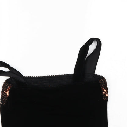 George Womens Black   Basic Blouse Size 14