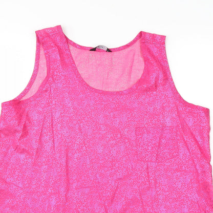 F&F Womens Pink   Basic Tank Size 12