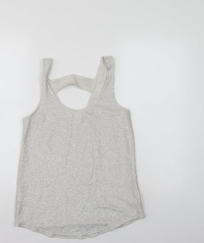 NEXT Womens Silver   Basic Blouse Size 6