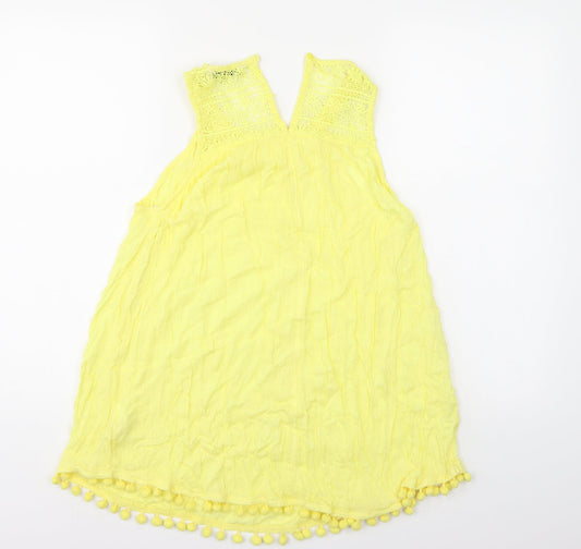F&F Womens Yellow   Tunic Blouse Size 12