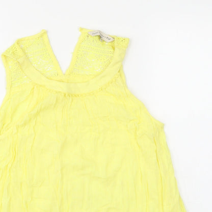 F&F Womens Yellow   Tunic Blouse Size 12