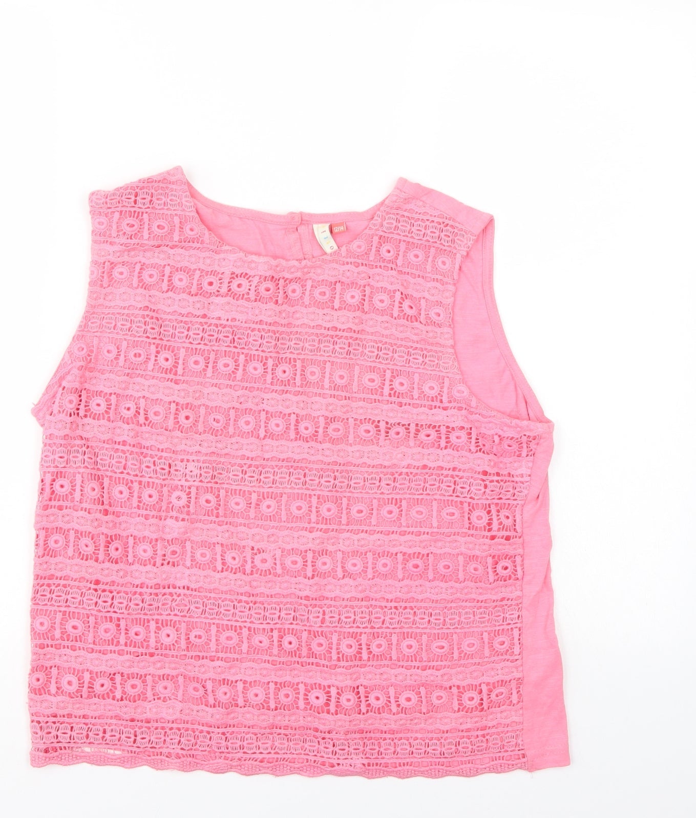 Womens UK Size 12 Lottie Pink Basic Blouse