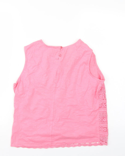 Womens UK Size 12 Lottie Pink Basic Blouse
