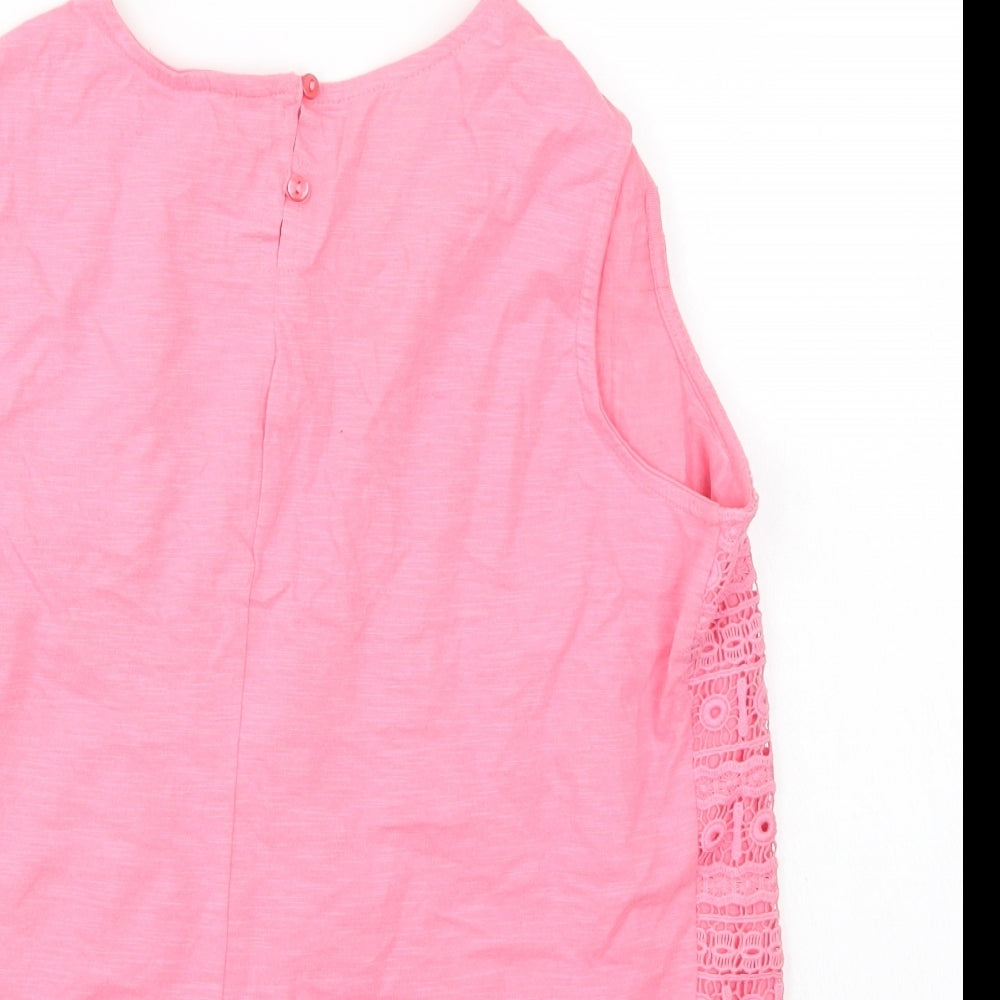 Womens UK Size 12 Lottie Pink Basic Blouse