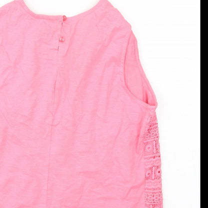 Womens UK Size 12 Lottie Pink Basic Blouse