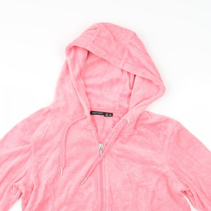 ESMARA Womens Pink   Full Zip Hoodie Size 10