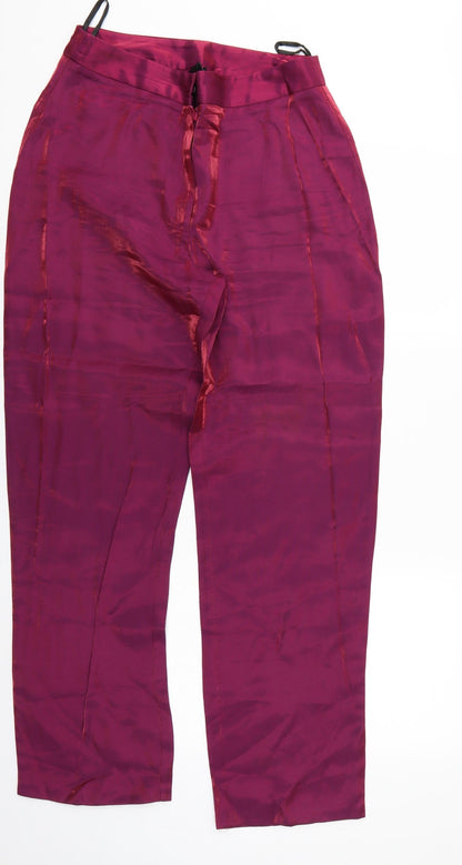 IMAGES Womens Purple   Trousers  Size 12 L29 in