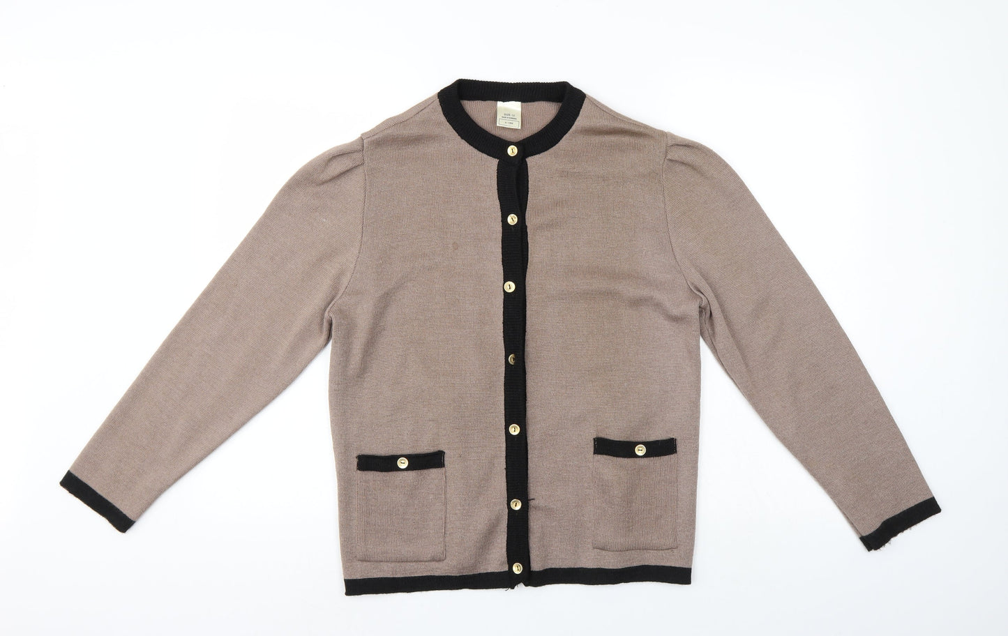 Preworn Womens Brown   Cardigan Jumper Size 12