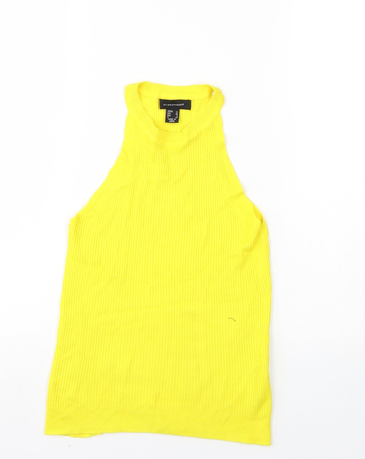 Atmosphere Womens Yellow   Basic Tank Size 12