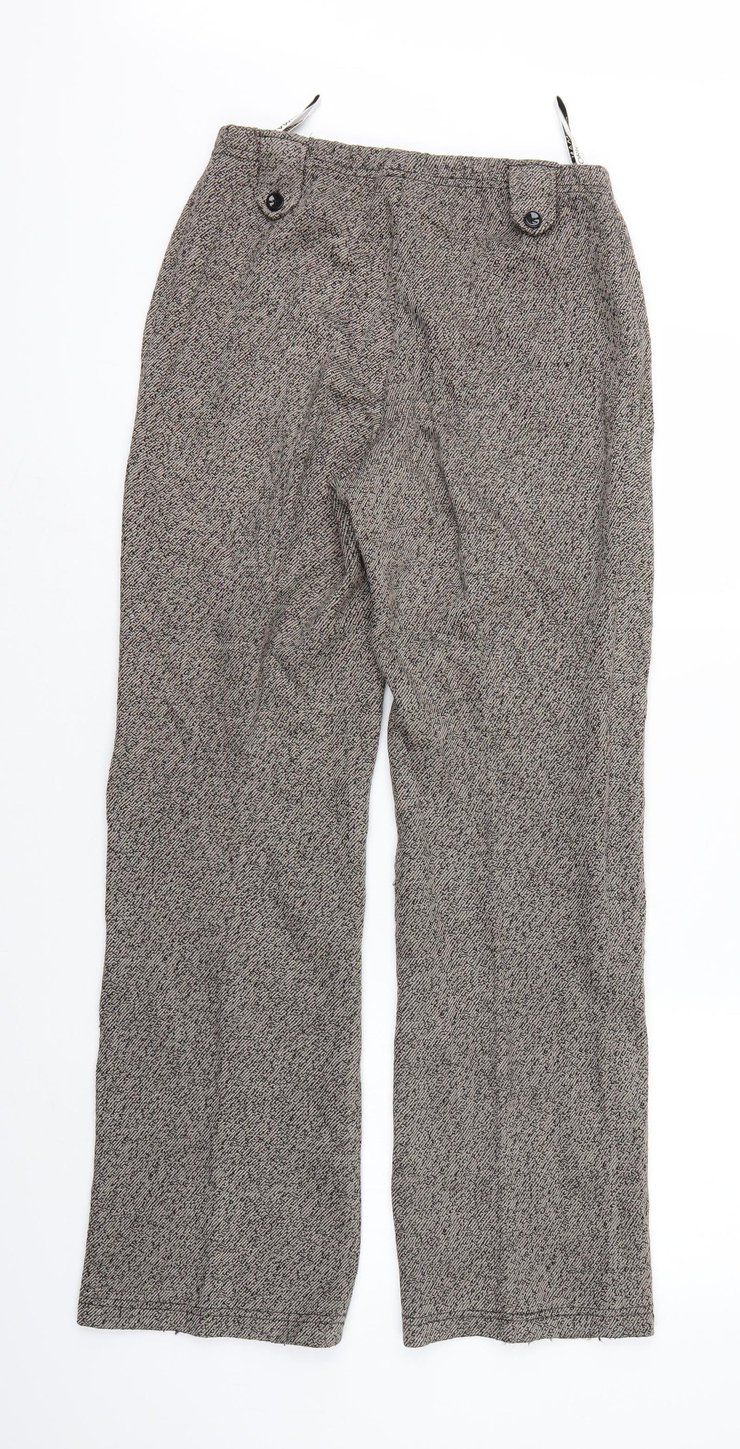 Womens UK Size 12 Roman Regular Fit  Brown Trousers