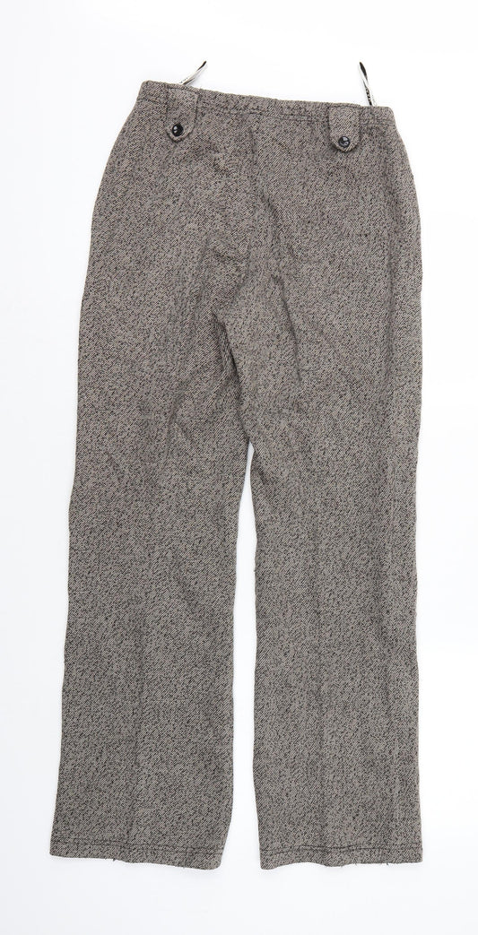 Womens UK Size 12 Roman Regular Fit  Brown Trousers