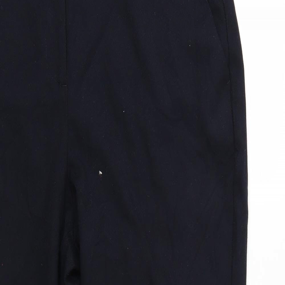 Womens UK Size 6 Papaya Regular Fit  Black Trousers
