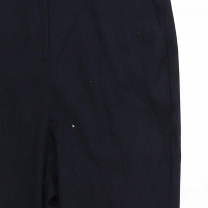 Womens UK Size 6 Papaya Regular Fit  Black Trousers