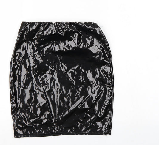 Pretty little thing Womens Black   Mini Skirt Size 6