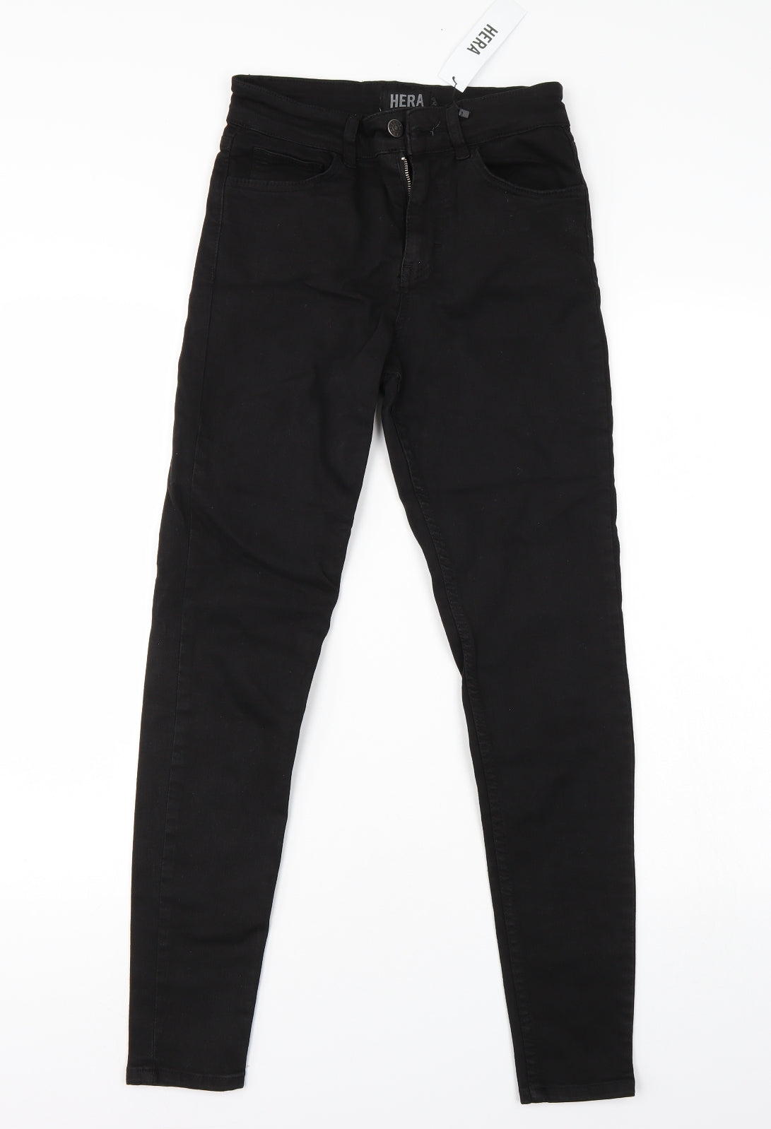 Hera Mens Black  Denim Skinny Jeans Size 26 L27 in