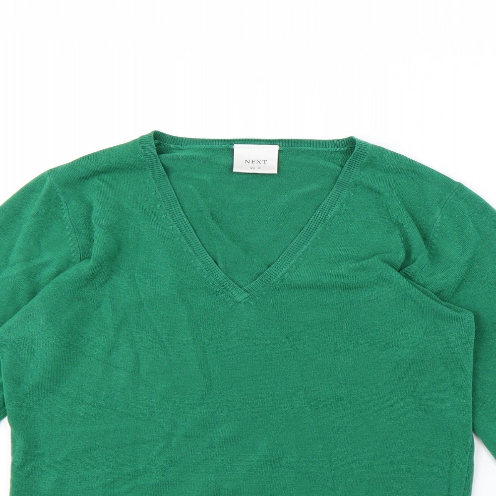 Womens UK Size 12 NEXT Green Pullover Sweatshirt