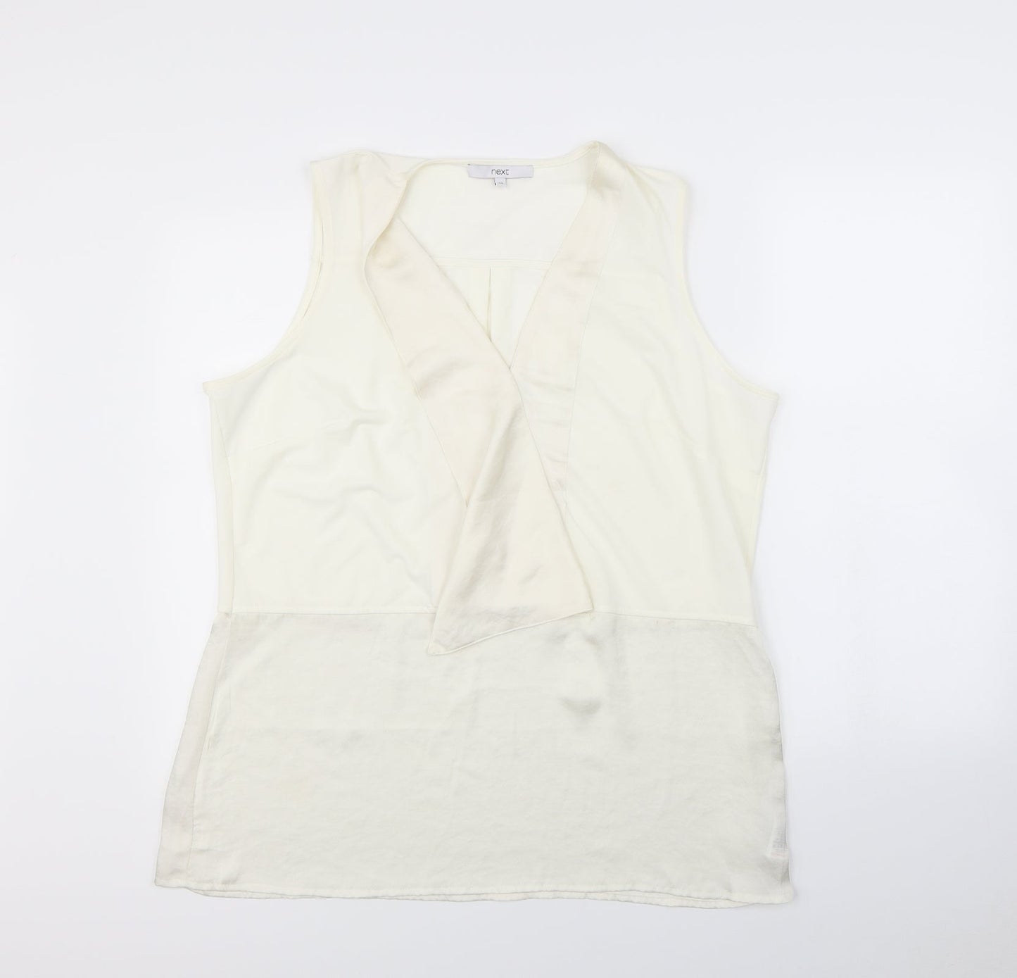 Womens UK Size 20 NEXT Ivory Basic Blouse