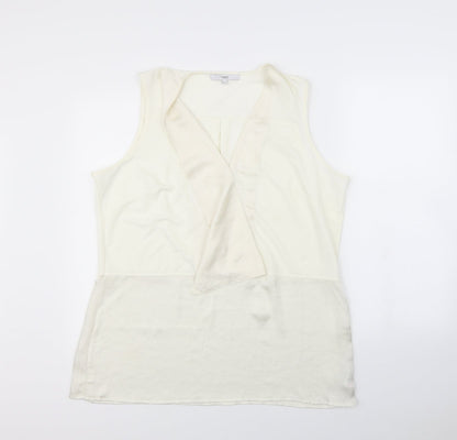 Womens UK Size 20 NEXT Ivory Basic Blouse