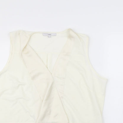 Womens UK Size 20 NEXT Ivory Basic Blouse