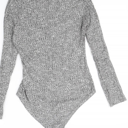 Daisy Street Womens Grey   Bodysuit One-Piece Size 10
