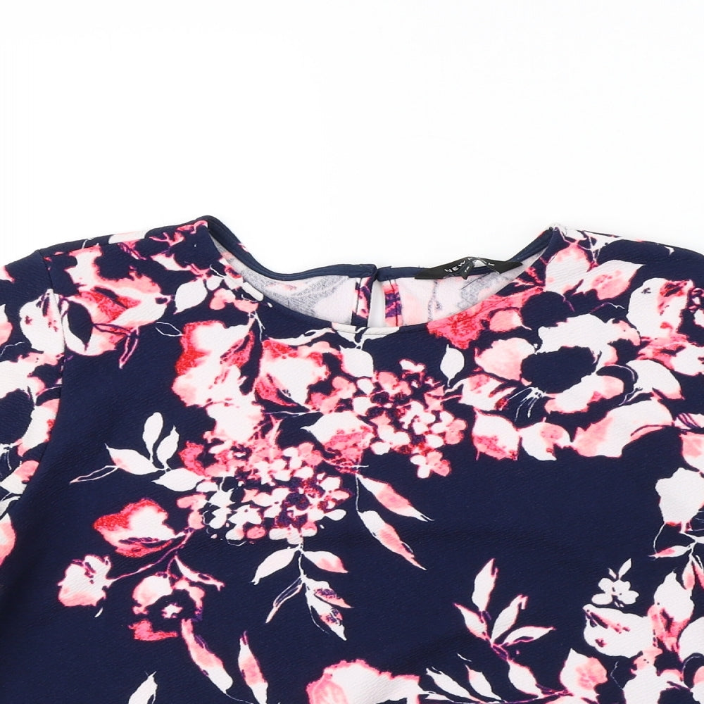 Womens UK Size 10 New Look Blue Camisole Blouse