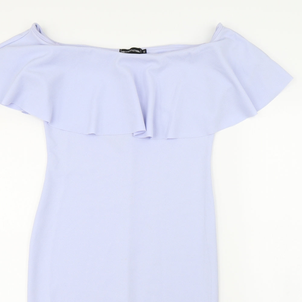 Pretty Little Princess Womens Blue  Rayon Bodycon  Size 12