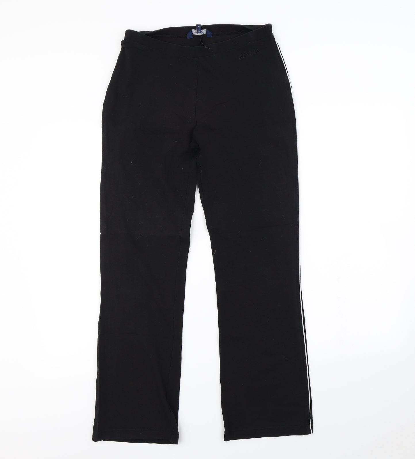 Womens UK Size 12 Maine New England Regular Fit  Black Trousers