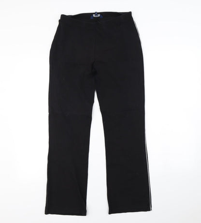Womens UK Size 12 Maine New England Regular Fit  Black Trousers