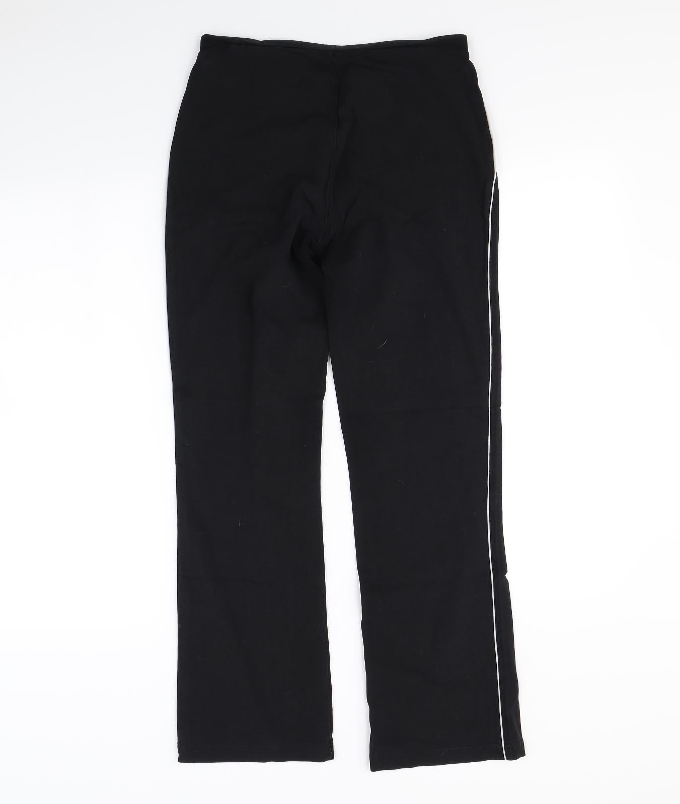 Womens UK Size 12 Maine New England Regular Fit  Black Trousers