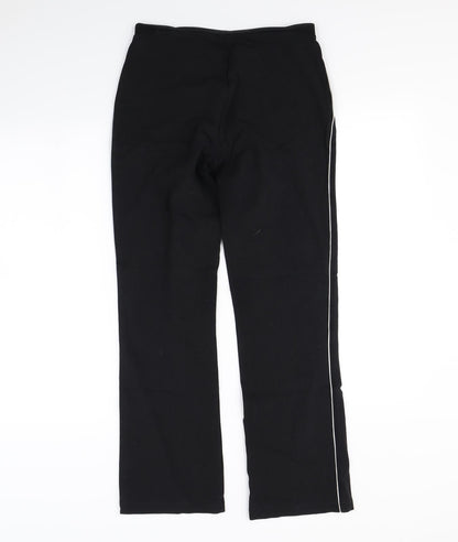 Womens UK Size 12 Maine New England Regular Fit  Black Trousers