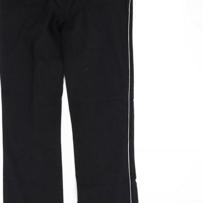 Womens UK Size 12 Maine New England Regular Fit  Black Trousers