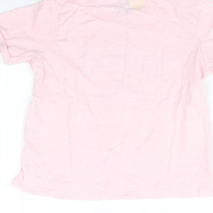My Weekend Favourites Girls Pink   Basic T-Shirt Size 6 Years