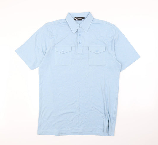 Carabou Mens Blue    Polo Size L