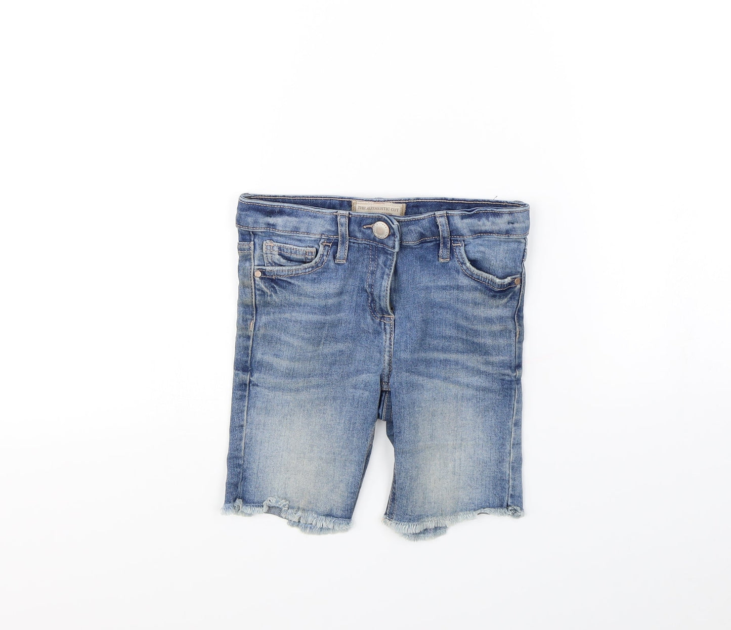 NEXT Girls Blue   Cut-Off Shorts Size 6 Years