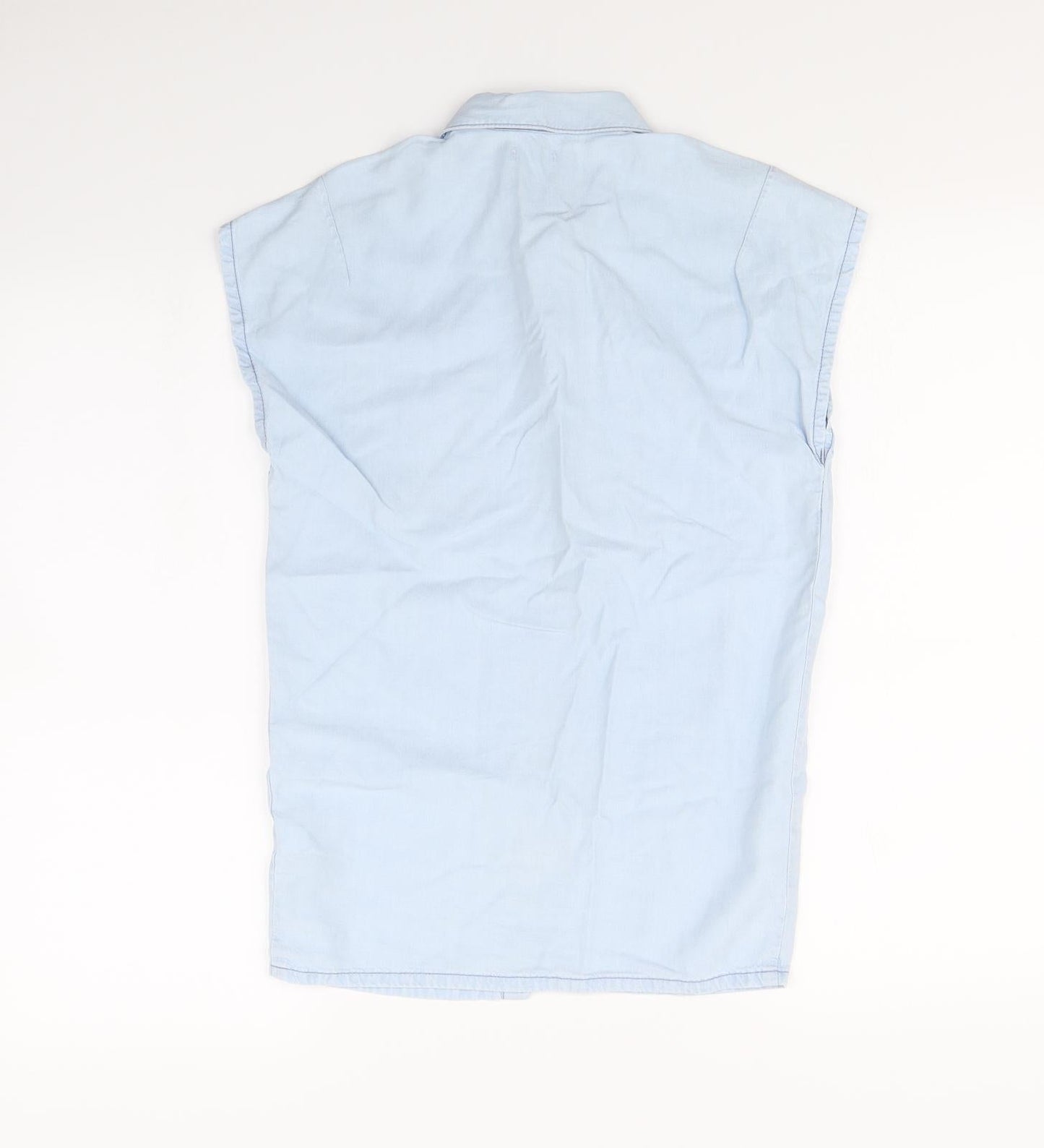 NEXT Girls Blue   Basic Button-Up Size 7 Years