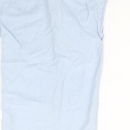 NEXT Girls Blue   Basic Button-Up Size 7 Years