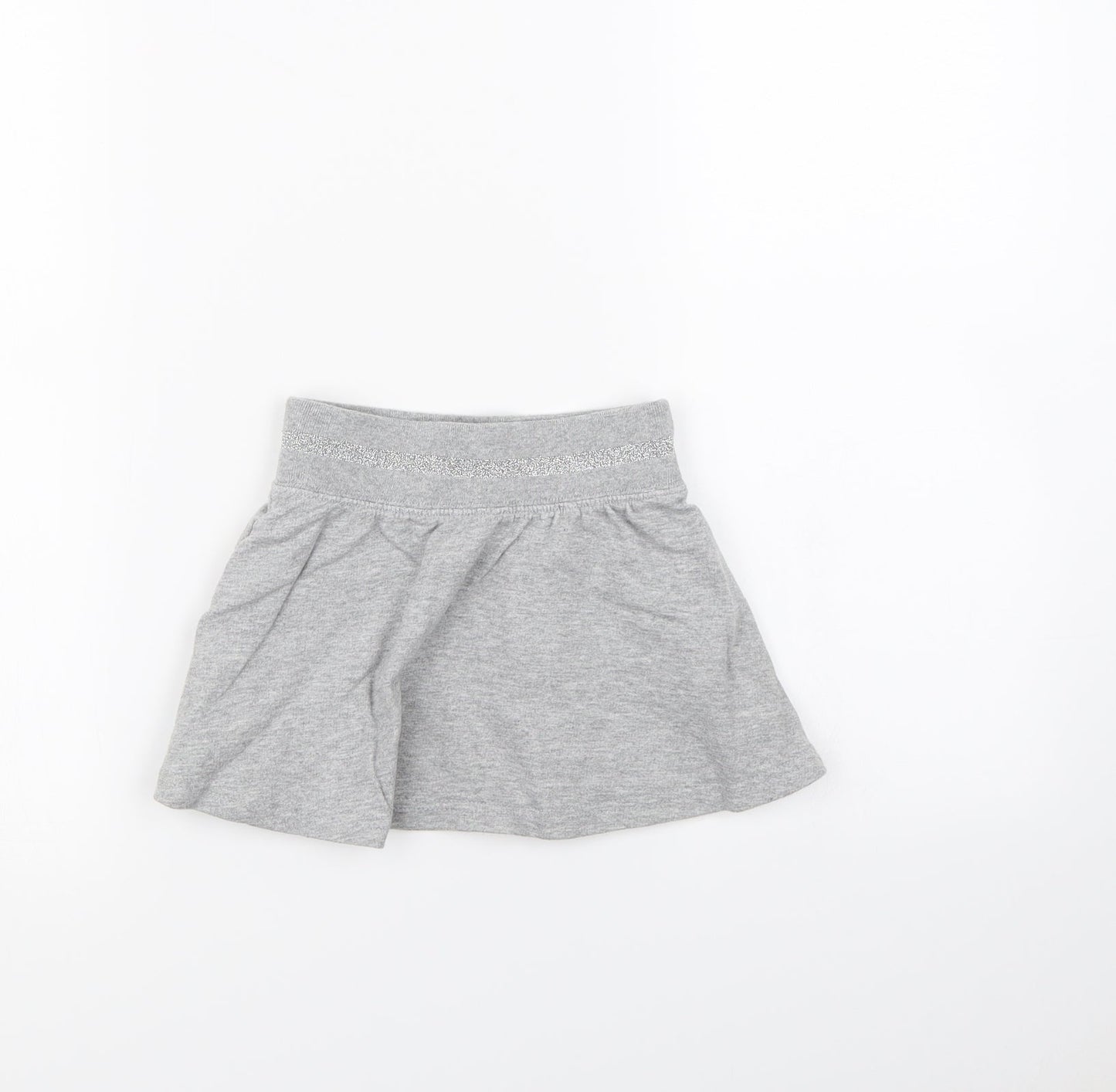 Preworn Girls Grey   Mini Skirt Size 5 Years