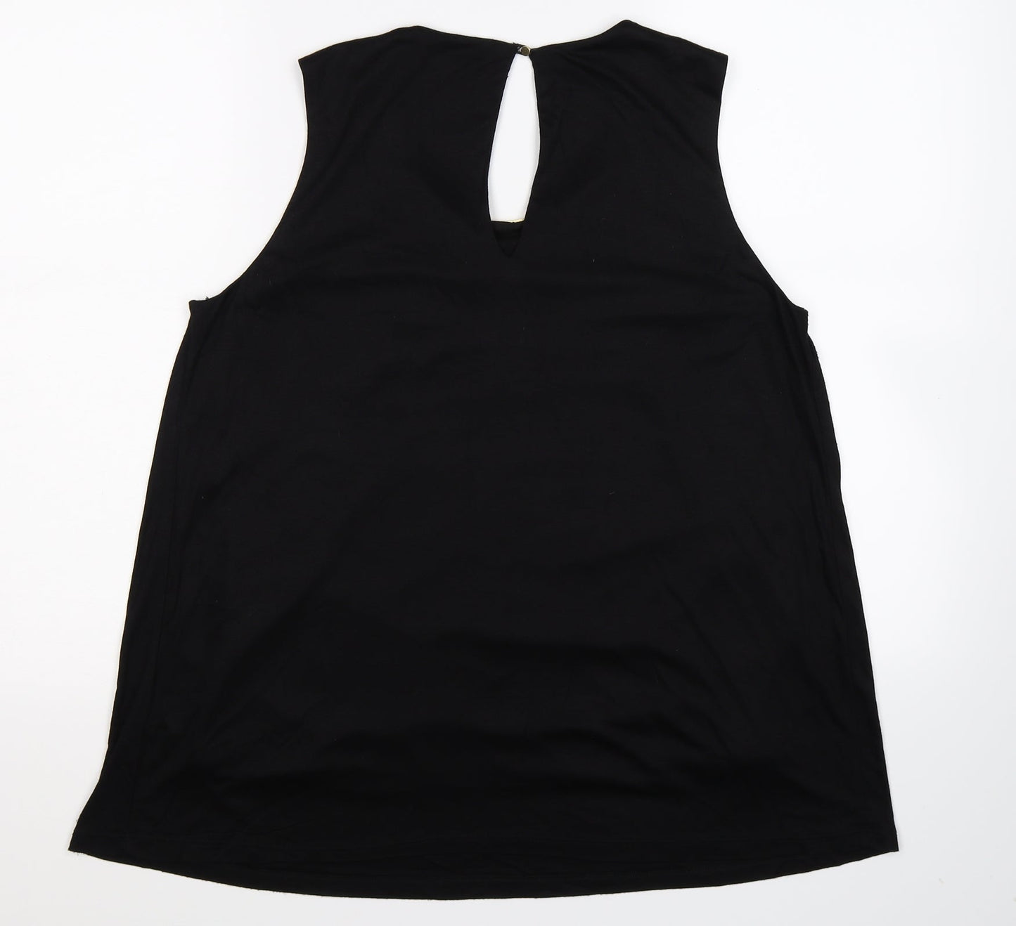 H&M Womens Black   Basic Blouse Size L