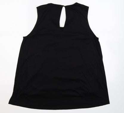 H&M Womens Black   Basic Blouse Size L