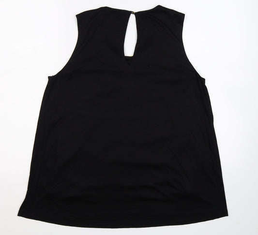 H&M Womens Black   Basic Blouse Size L