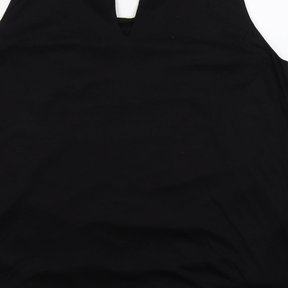 H&M Womens Black   Basic Blouse Size L