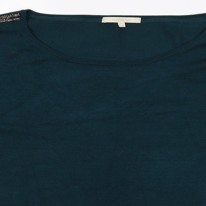 Wishbone Womens Green  Knit Pullover Jumper Size S