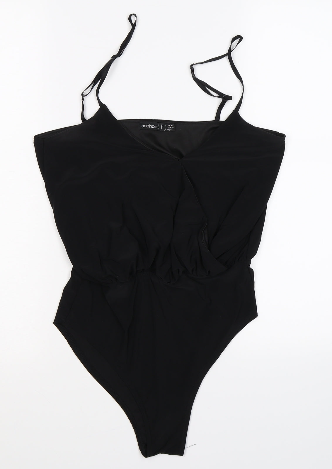 Boohoo Womens Black   Jumpsuit One-Piece Size 10