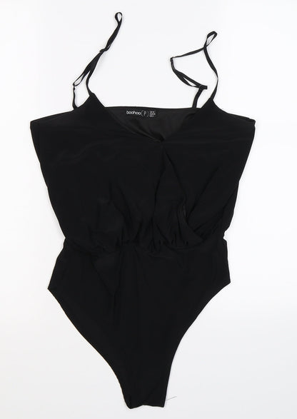Boohoo Womens Black   Jumpsuit One-Piece Size 10