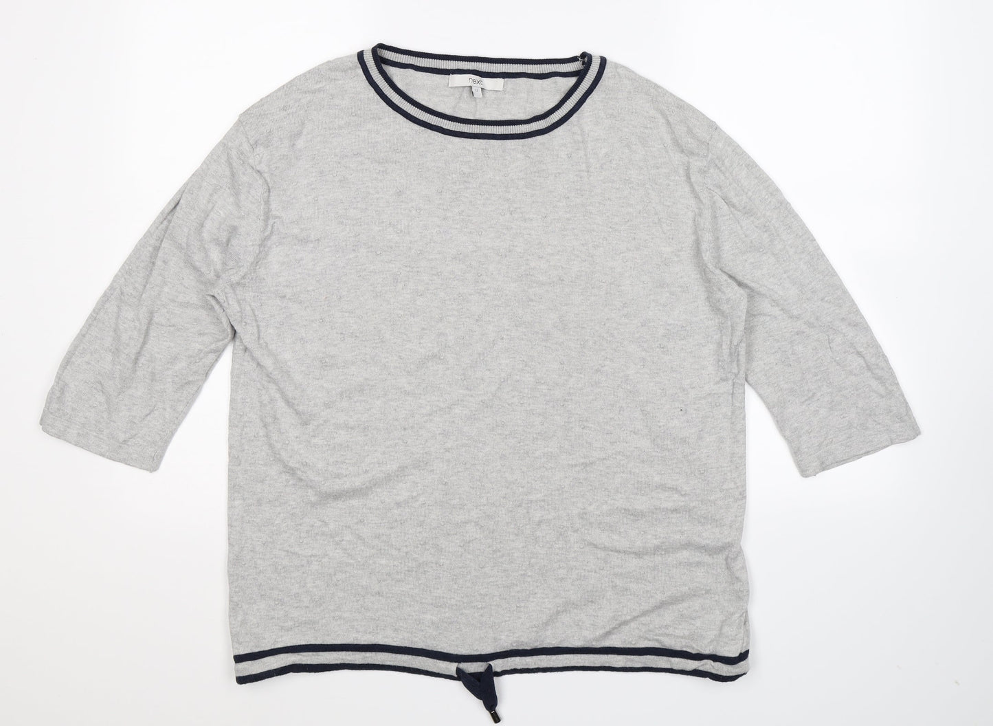 NEXT Womens Grey  Knit Pullover Jumper Size 12