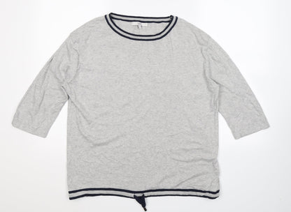 NEXT Womens Grey  Knit Pullover Jumper Size 12