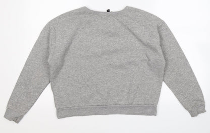 New Look Girls Grey   Pullover Sweatshirt Size 12-13 Years  - Oversized