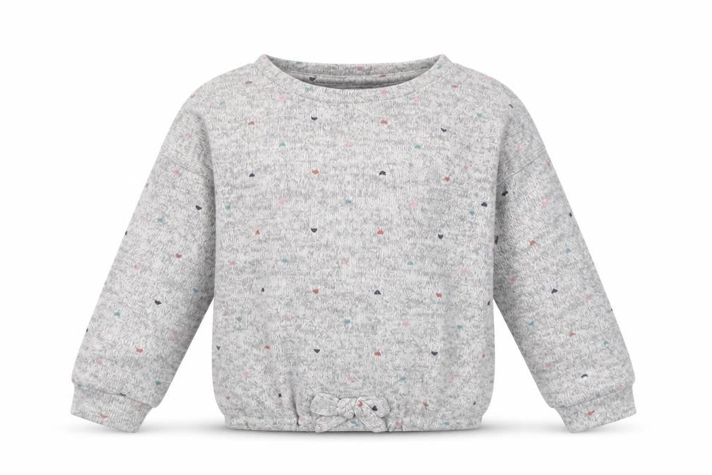 Tu Baby Grey Spotted  Kaftan Pyjama Top Size 18-24 Months