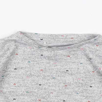 TU Baby Grey Spotted  Kaftan Pyjama Top Size 18-24 Months