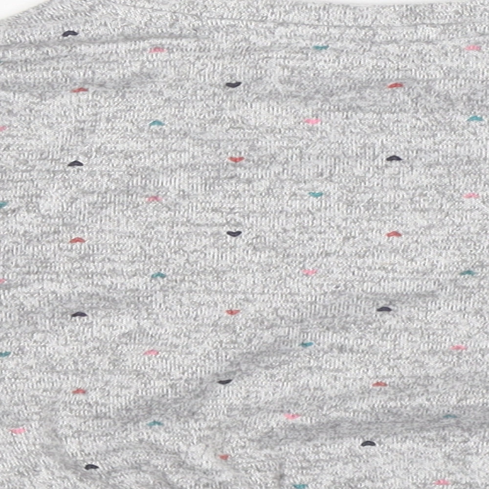 TU Baby Grey Spotted  Kaftan Pyjama Top Size 18-24 Months